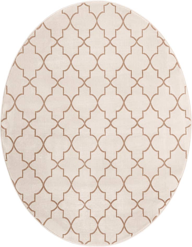 Detail image of Jill Zarin 5' 3 x 5' 3 Uptown Lincoln Center Round Rug