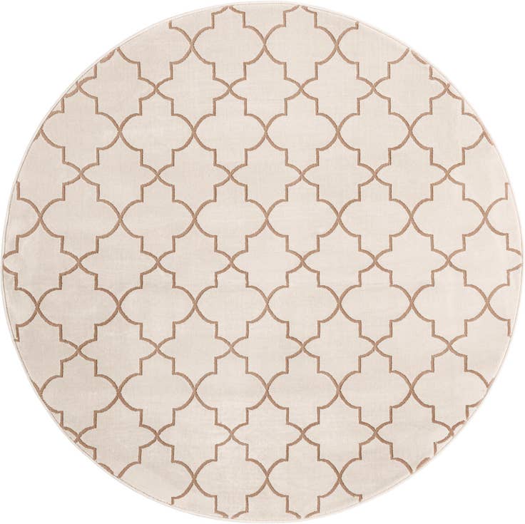 Detail image of Jill Zarin 5' 3 x 5' 3 Uptown Lincoln Center Round Rug