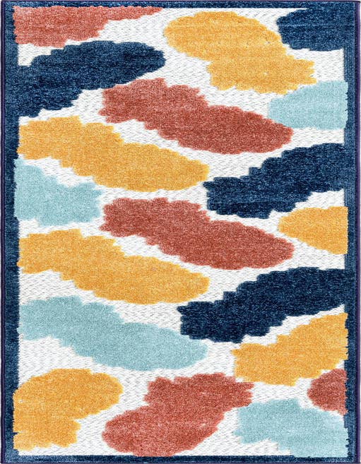 Detail image of 2' x 8' Easy-Clean Belize Indoor / Outdoor Runner Rug