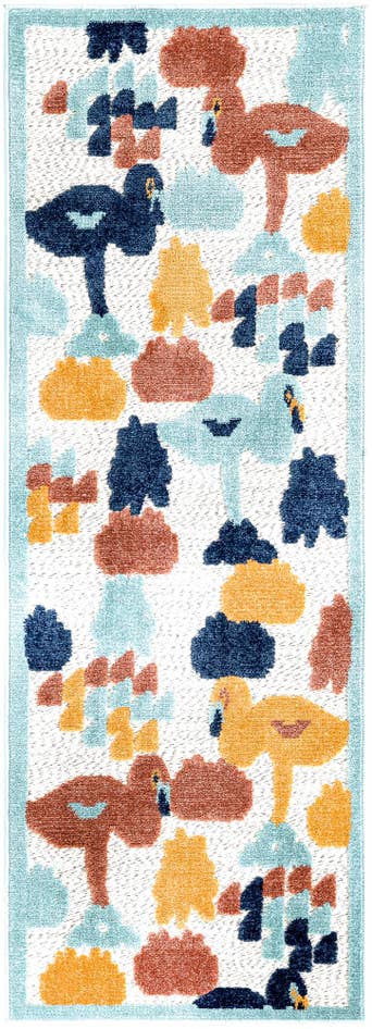 Detail image of 2' x 6' Easy-Clean Belize Indoor / Outdoor Runner Rug
