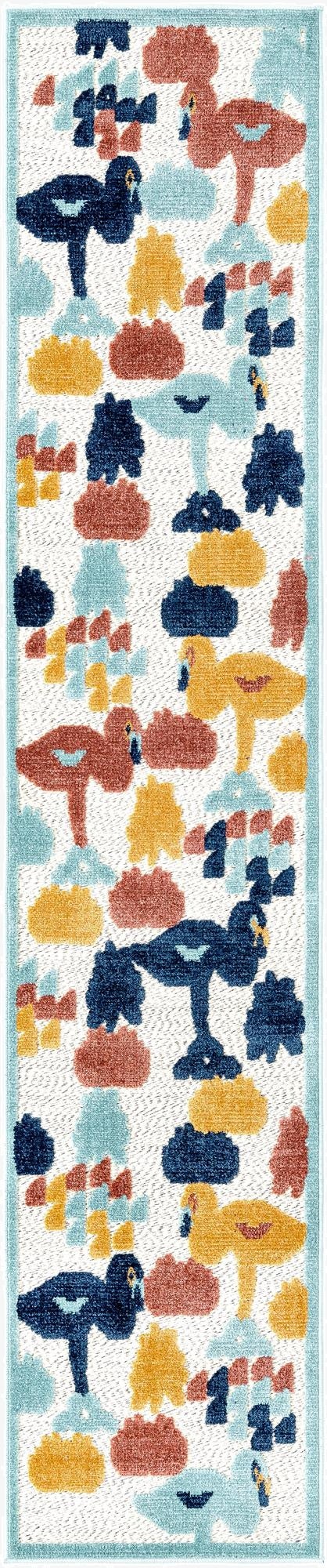 2' x 10'  Washable Belize Indoor / Outdoor Runner Rug