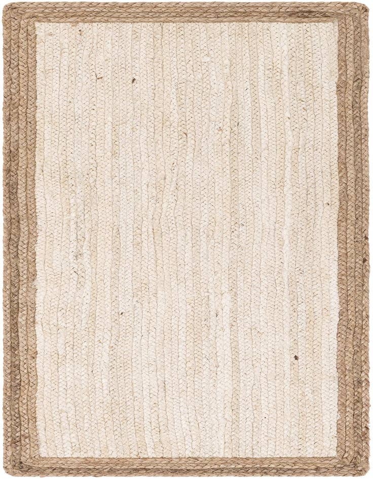 Detail image of 2' 7 x 6' 1 Handmade Braided Jute Runner Rug