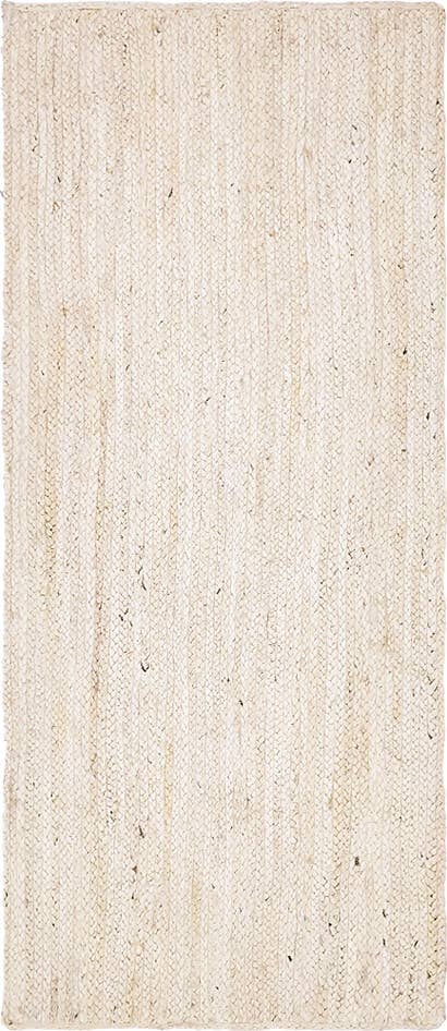 Detailansicht von 75cm x 185cm Handgefertigt Braided Jute Läufer Teppich
