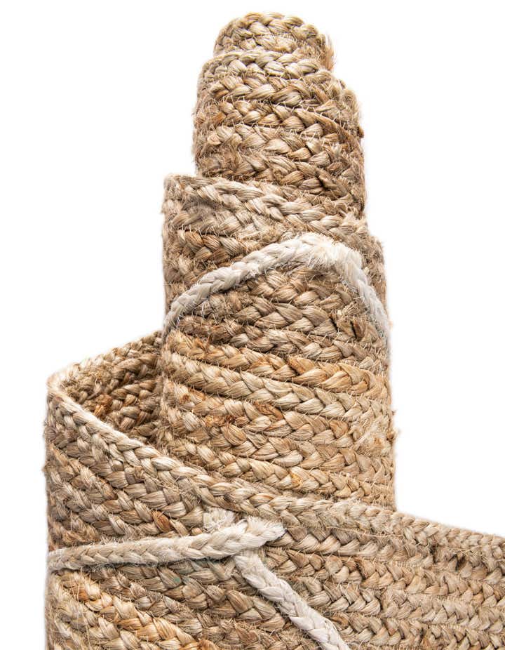 2' 2 x 8' 2 Handmade Braided Jute Runner Rug