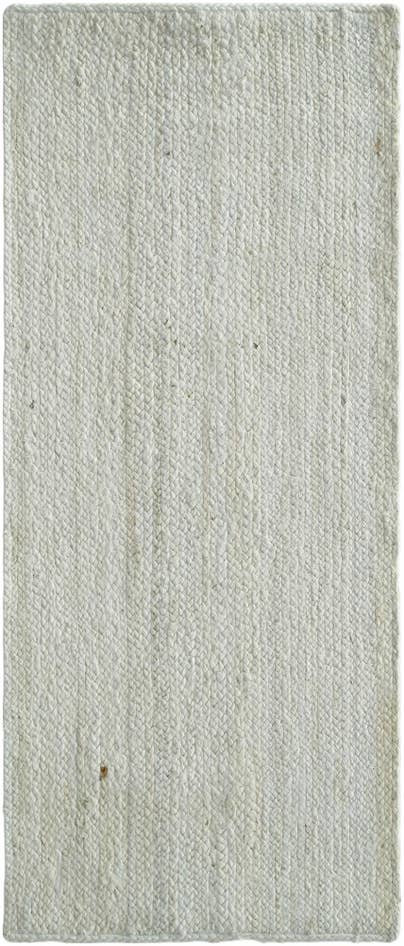 Detail image of 2' x 5' 1 Handmade Braided Jute Runner Rug