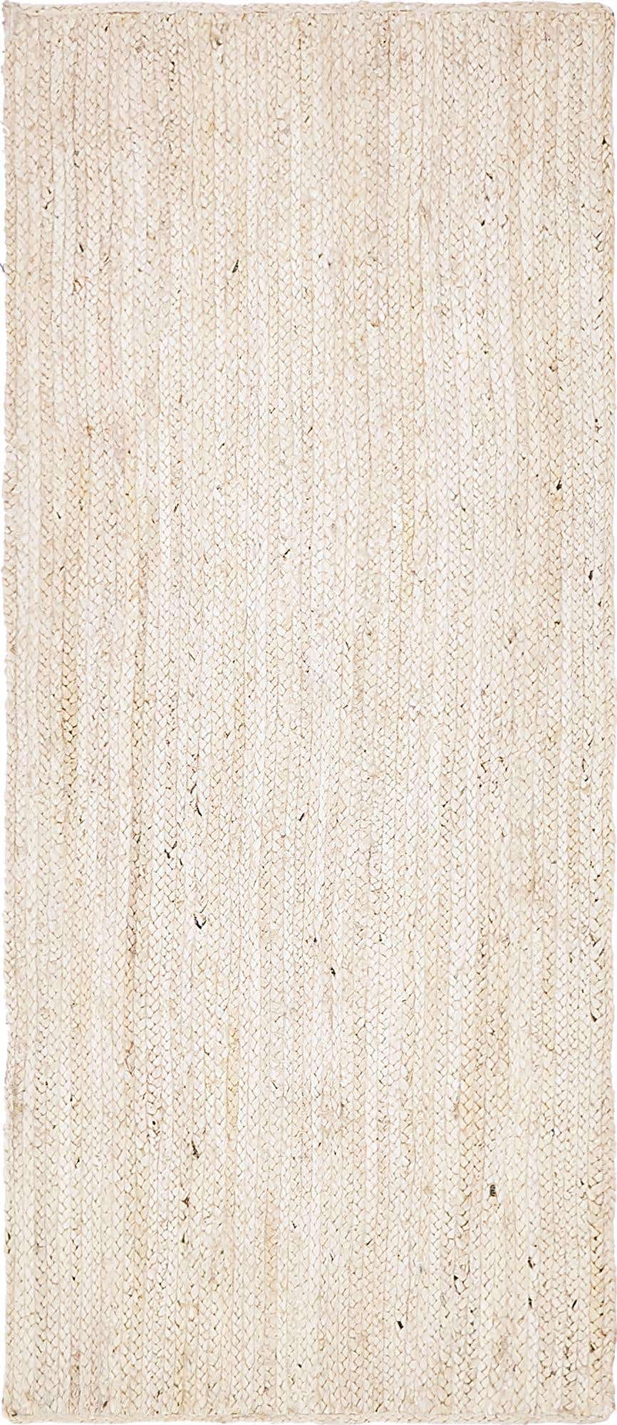 2' 8 x 8' 10 Handmade Braided Jute Runner Rug