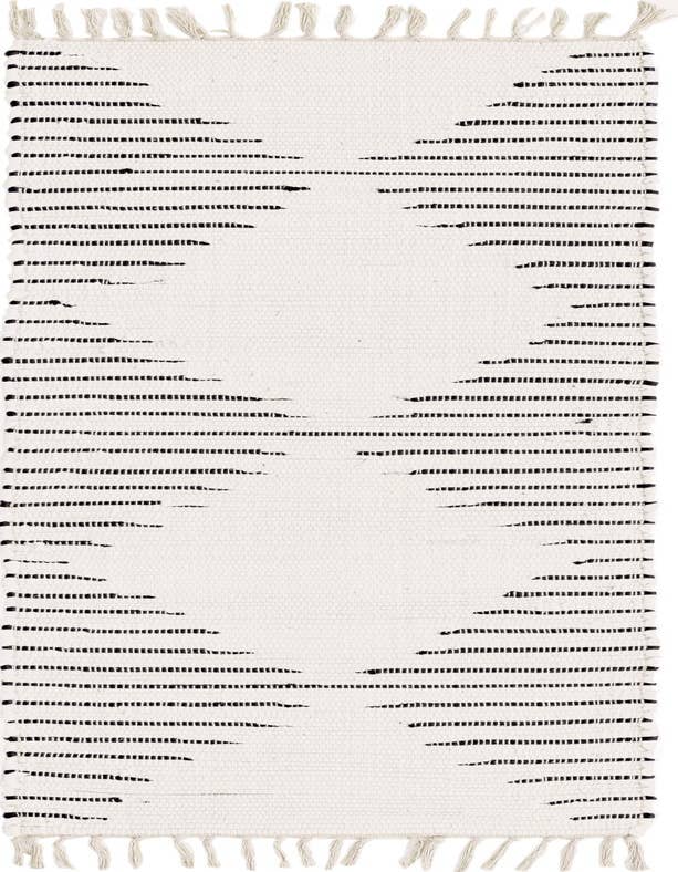 Detail image of 2' 2 x 6' 1 Hand Woven Chindi Cotton Runner Rug