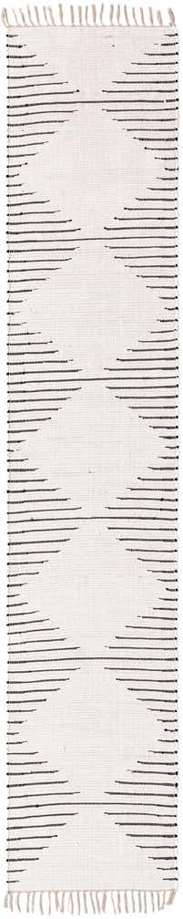 80cm x 400cm Handgewebt Chindi Cotton Läufer Teppich