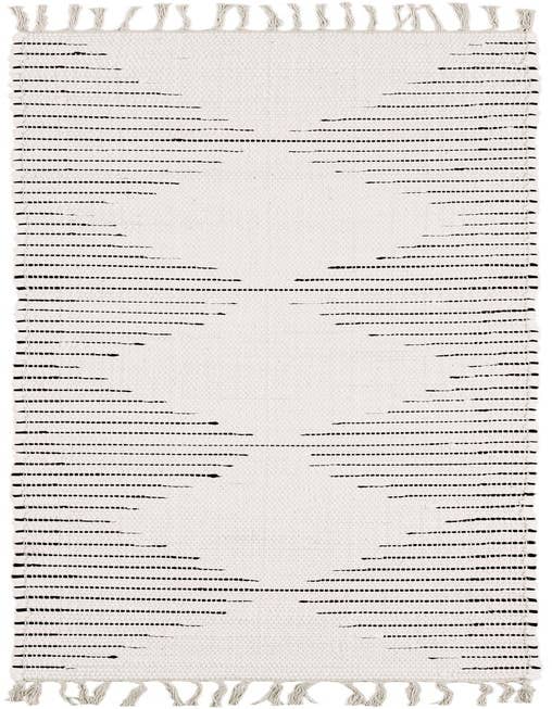 Detail image of 2' x 8' Hand Woven Chindi Cotton Runner Rug