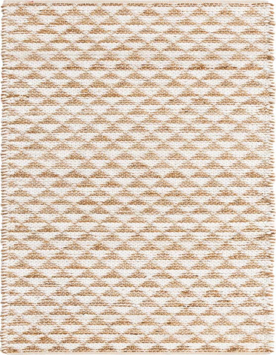 Detail image of 2' 7 x 10' Hand Woven Chindi Jute Runner Rug