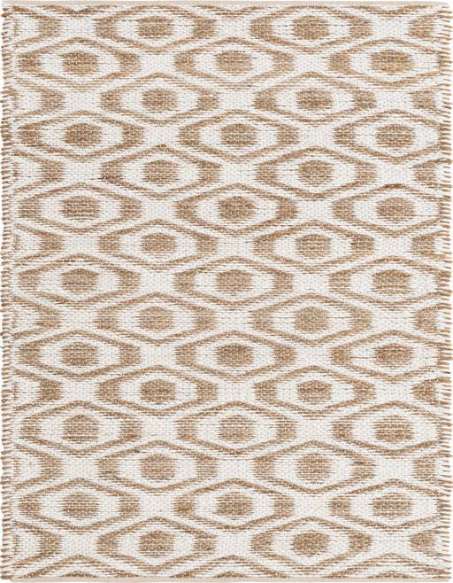Detail image of 2' 7 x 10' Hand Woven Chindi Jute Runner Rug