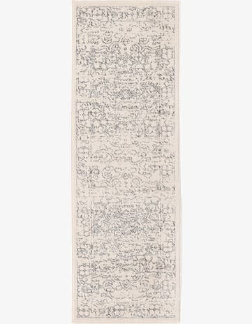 White Isabella Runner Rug