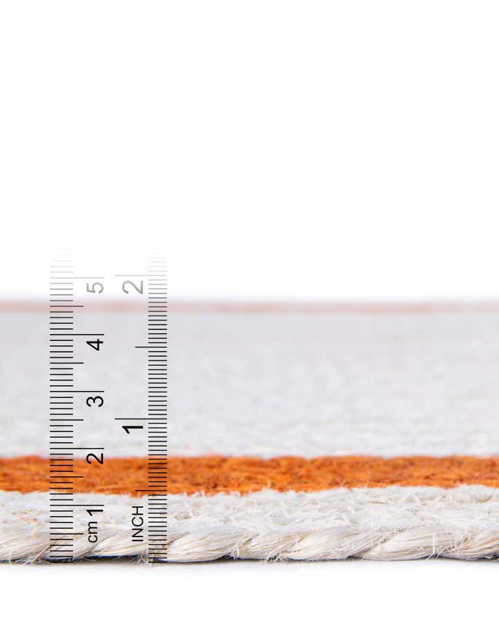 2' x 4' 1 Hand Braided Kids Braided Jute Runner Rug
