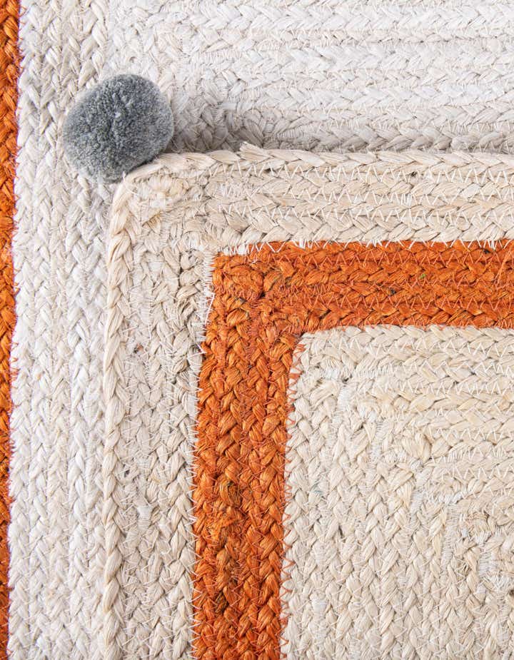 2' x 4' 1 Hand Braided Kids Braided Jute Runner Rug