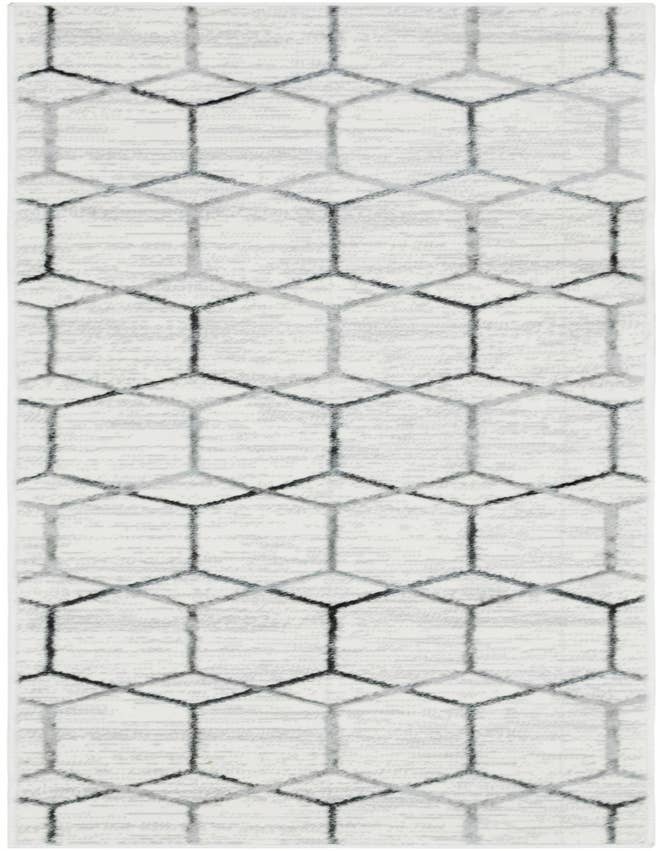 Detail image of 2' x 6' Lattice Trellis Runner Rug
