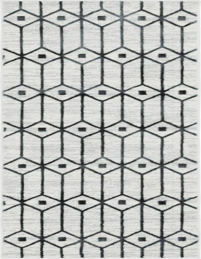Detail image of 2' x 6' Lattice Trellis Runner Rug
