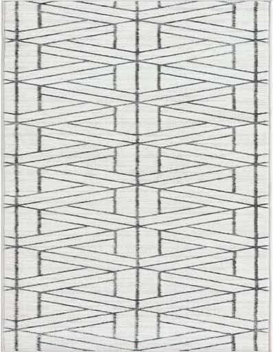 2' 7 x 13' Lattice Trellis Runner Rug