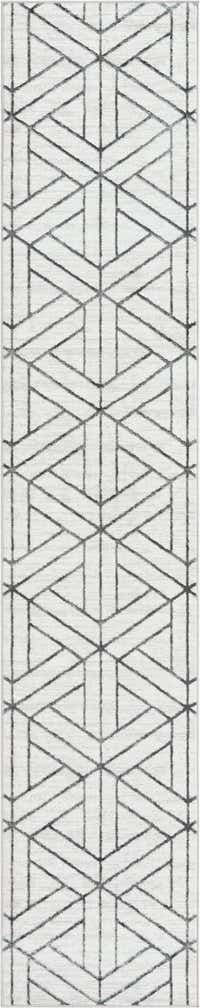2' 7 x 13' Lattice Trellis Runner Rug
