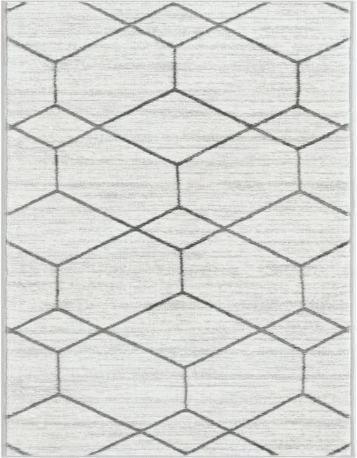 Detail image of 2' x 8' Lattice Trellis Runner Rug