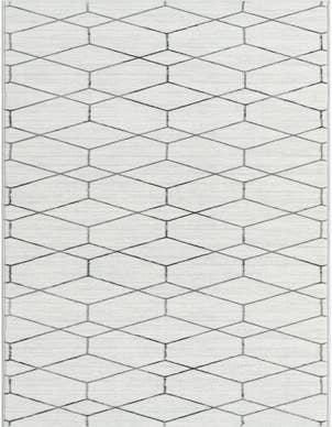 Detail image of 3' x 19' 8 Lattice Trellis Runner Rug