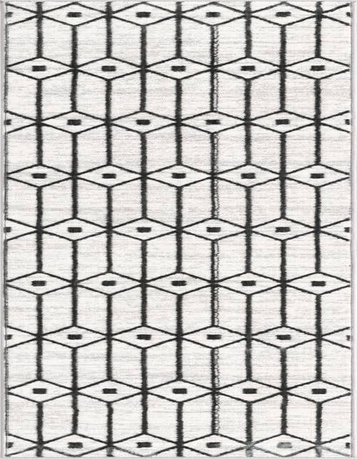 Detail image of 2' x 8' Lattice Trellis Runner Rug