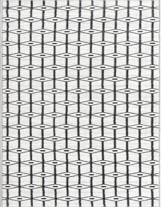 Detail image of 2' 7 x 16' 5 Lattice Trellis Runner Rug