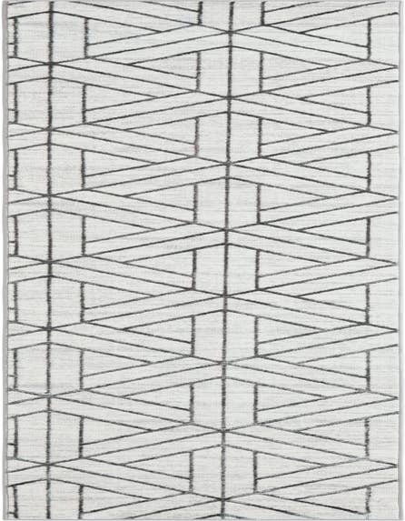 Detail image of 2' 7 x 12' Lattice Trellis Runner Rug