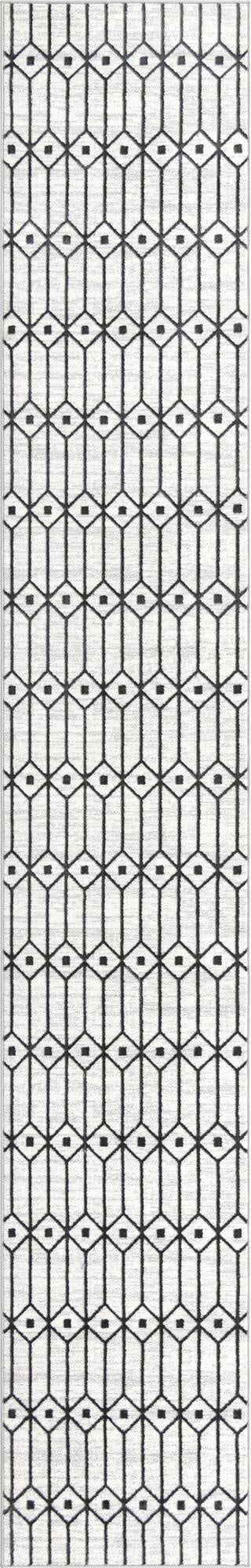 2' 7 x 16' 5 Lattice Trellis Runner Rug