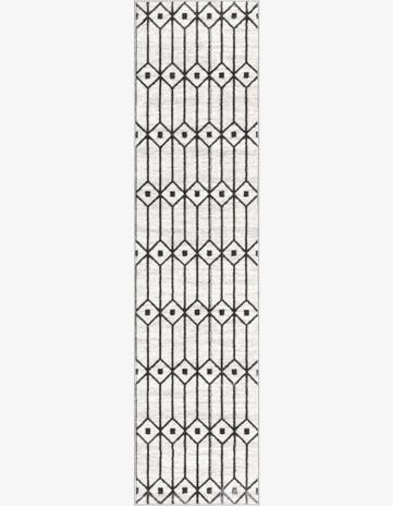 2' x 8' Lattice Trellis Runner Rug