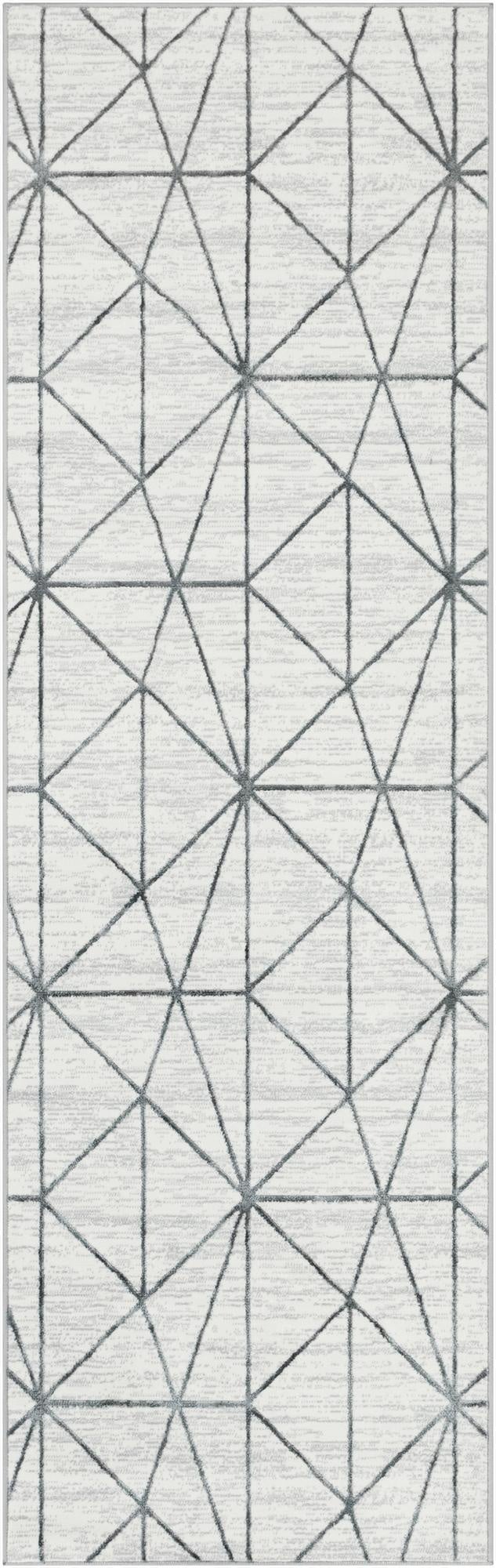 3' x 10' Lattice Trellis Runner Rug
