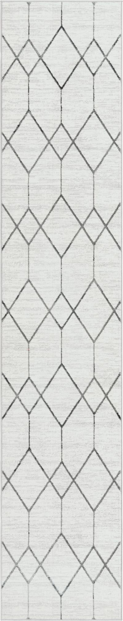 2' 7 x 13' Lattice Trellis Runner Rug