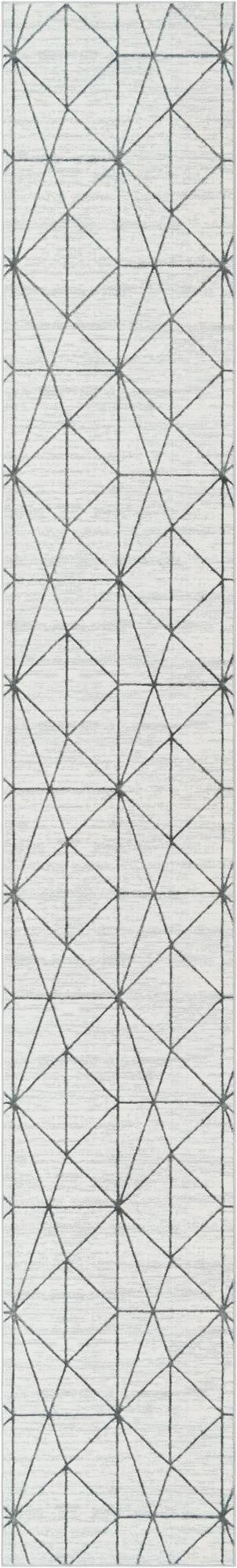 90cm x 600cm Lattice Trellis Runner Rug
