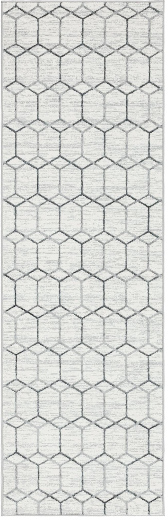 3' x 10' Lattice Trellis Runner Rug