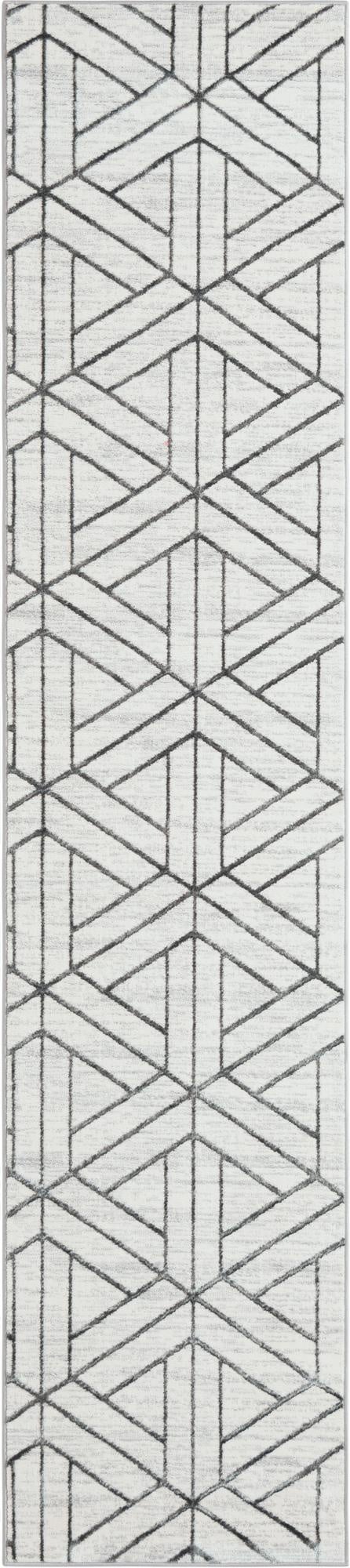 2' 7 x 12' Lattice Trellis Runner Rug