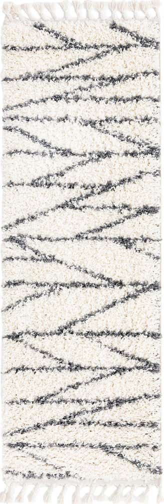2' x 6' Serenity Shag Runner Rug