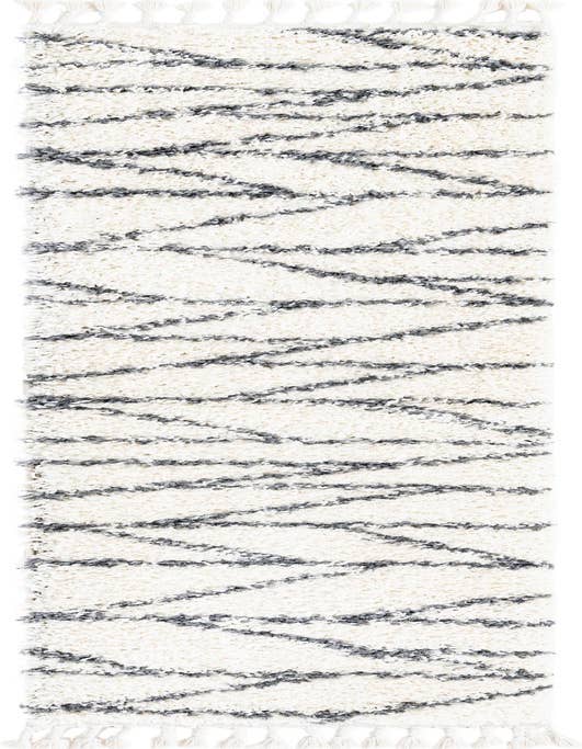 Detail image of 2' x 8' Serenity Shag Runner Rug