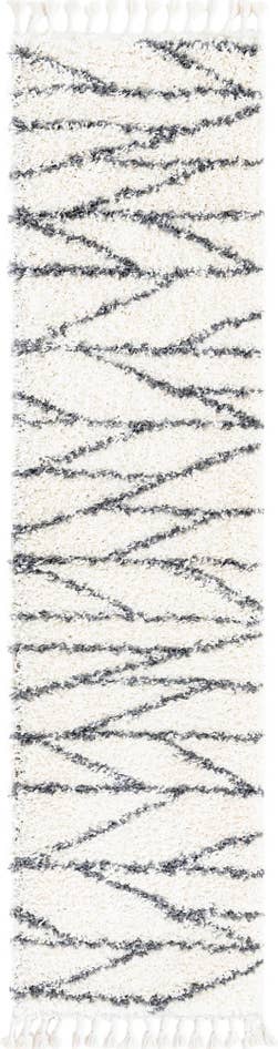 Detail image of 2' x 8' Serenity Shag Runner Rug
