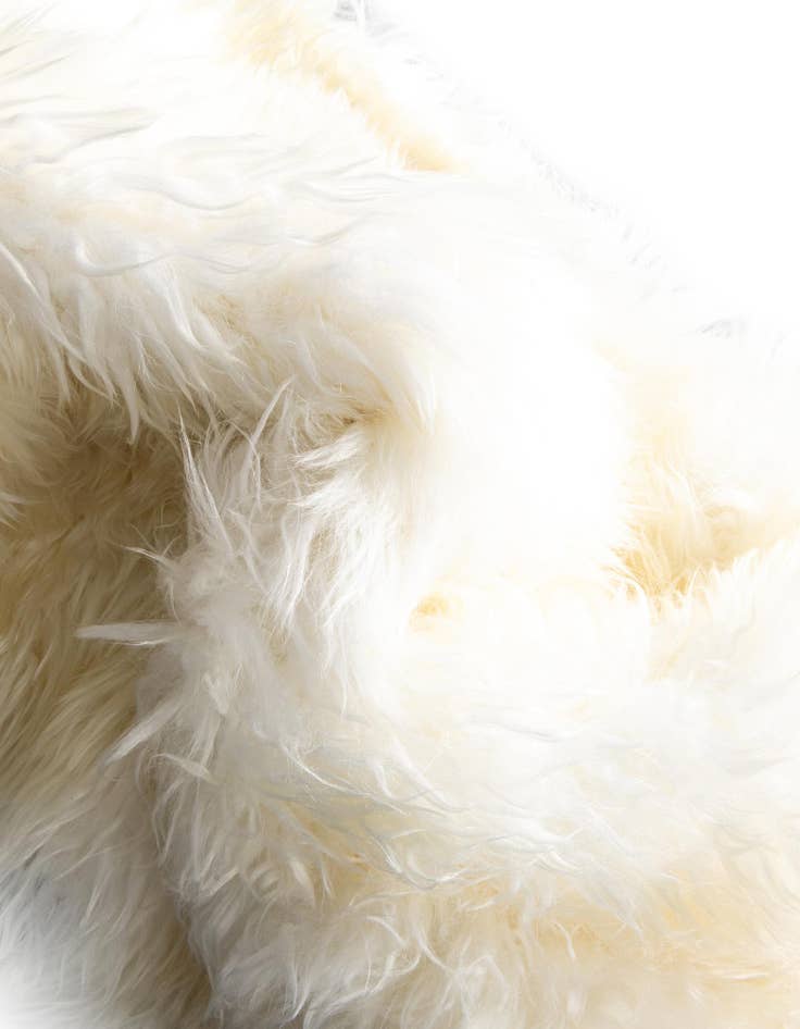 Detail image of 2' x 4' Sheepskin Runner Rug