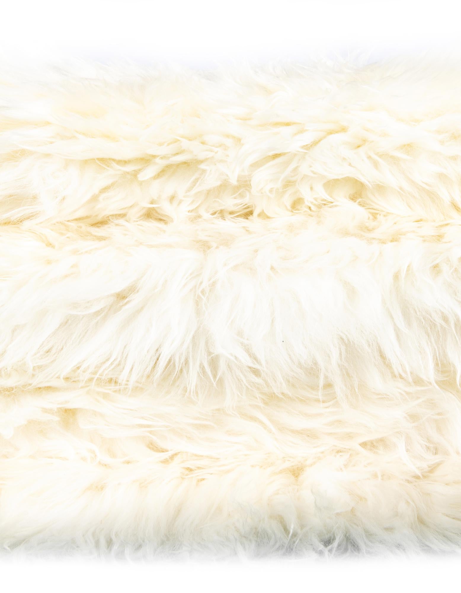 2' x 4' Sheepskin Runner Rug