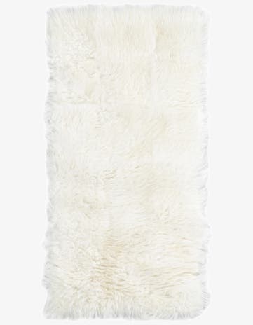 2' x 4' Sheepskin Runner Rug