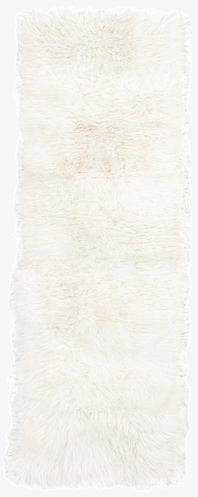 2' x 6' Sheepskin Runner Rug