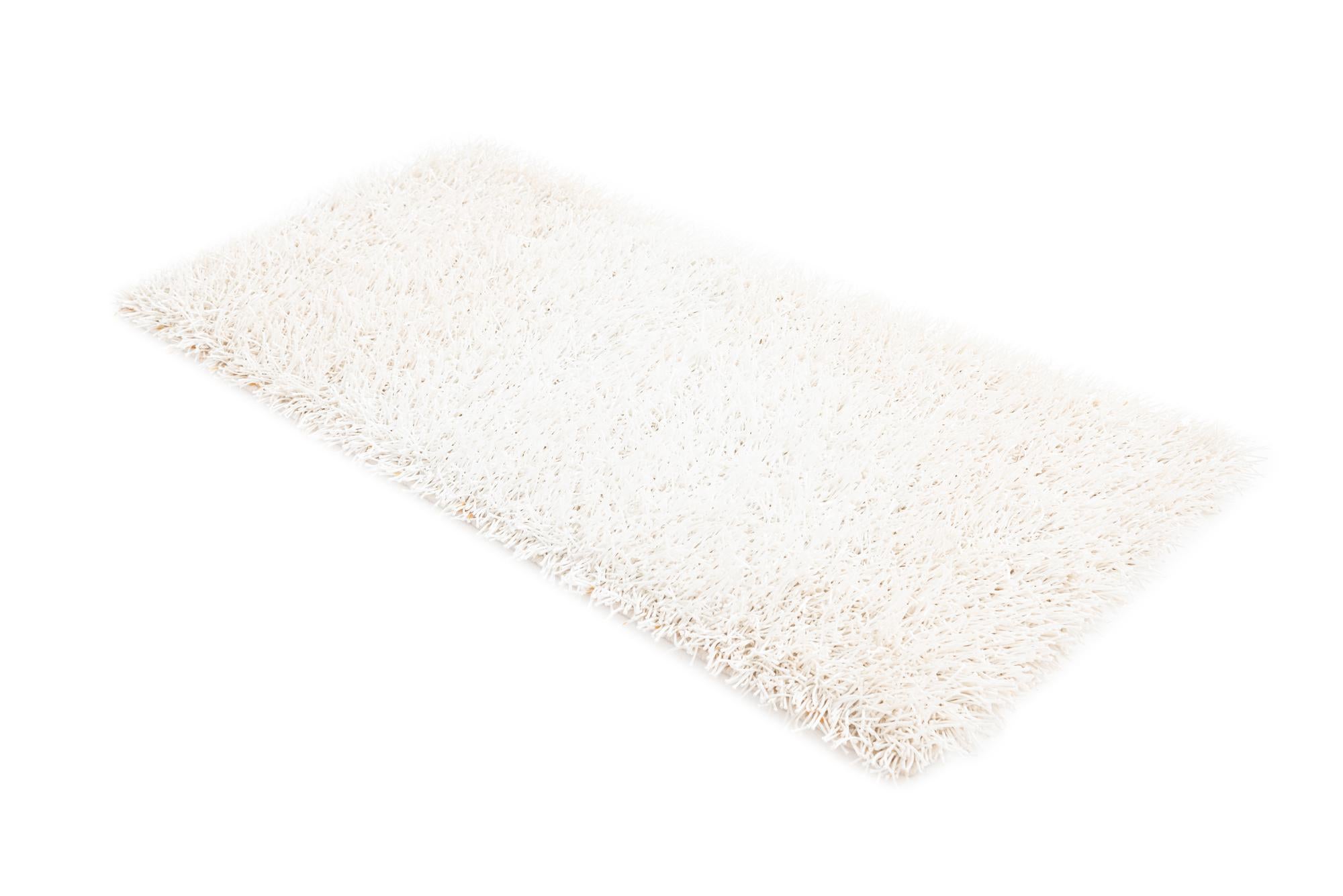 2' 4 x 4' 8 Hand Knotted Solid Shag Oriental Runner Rug