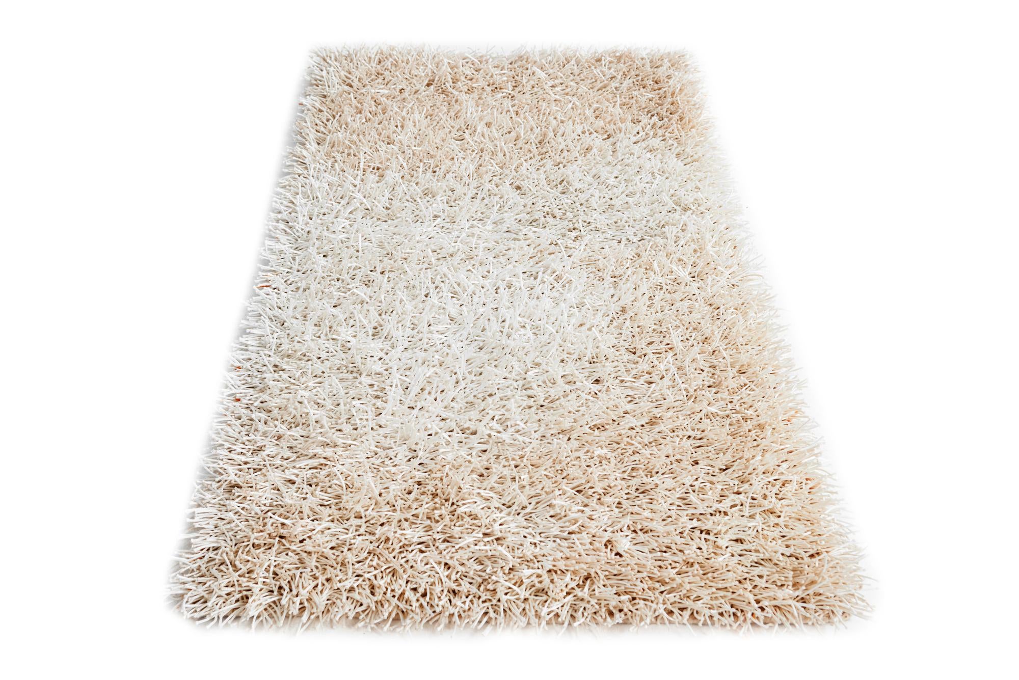 2' 4 x 4' 8 Hand Knotted Solid Shag Oriental Runner Rug