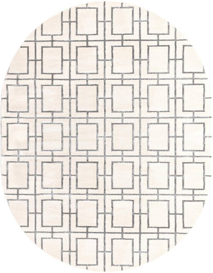 Detail image of 7' 10 x 10' Marilyn Monroe™ Glam Deco Oval Rug