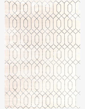White Silver Marilyn Monroe™ Glam Trellis Rug