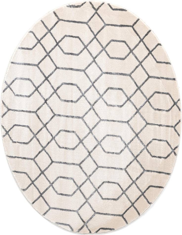 Detail image of 5' 3 x 5' 3 Marilyn Monroe™ Glam Trellis Round Rug