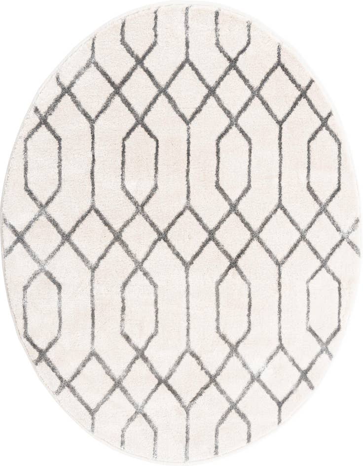 Detail image of 3' x 3' Marilyn Monroe™ Glam Trellis Round Rug