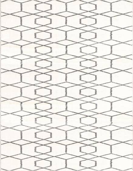 Detail image of 2' 7 x 12' Marilyn Monroe™ Glam Trellis Runner Rug