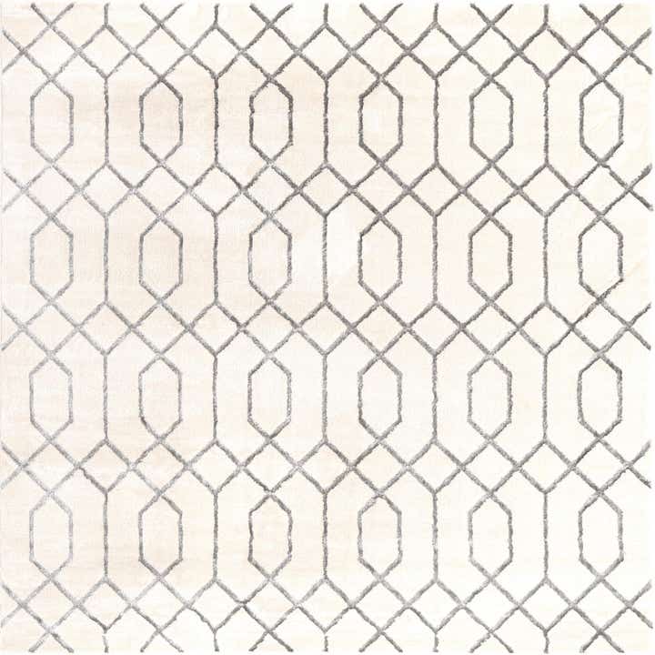 7' 10 x 7' 10 Marilyn Monroe™ Glam Trellis Square Rug