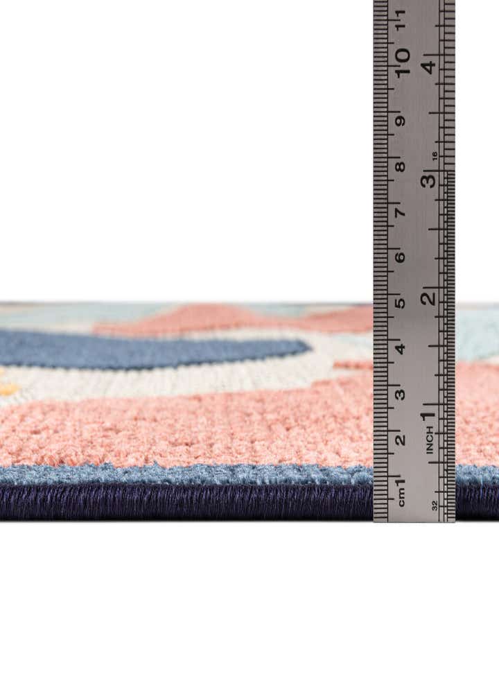 5' 3 x 5' 3 Easy-Clean Belize Indoor / Outdoor Square Rug